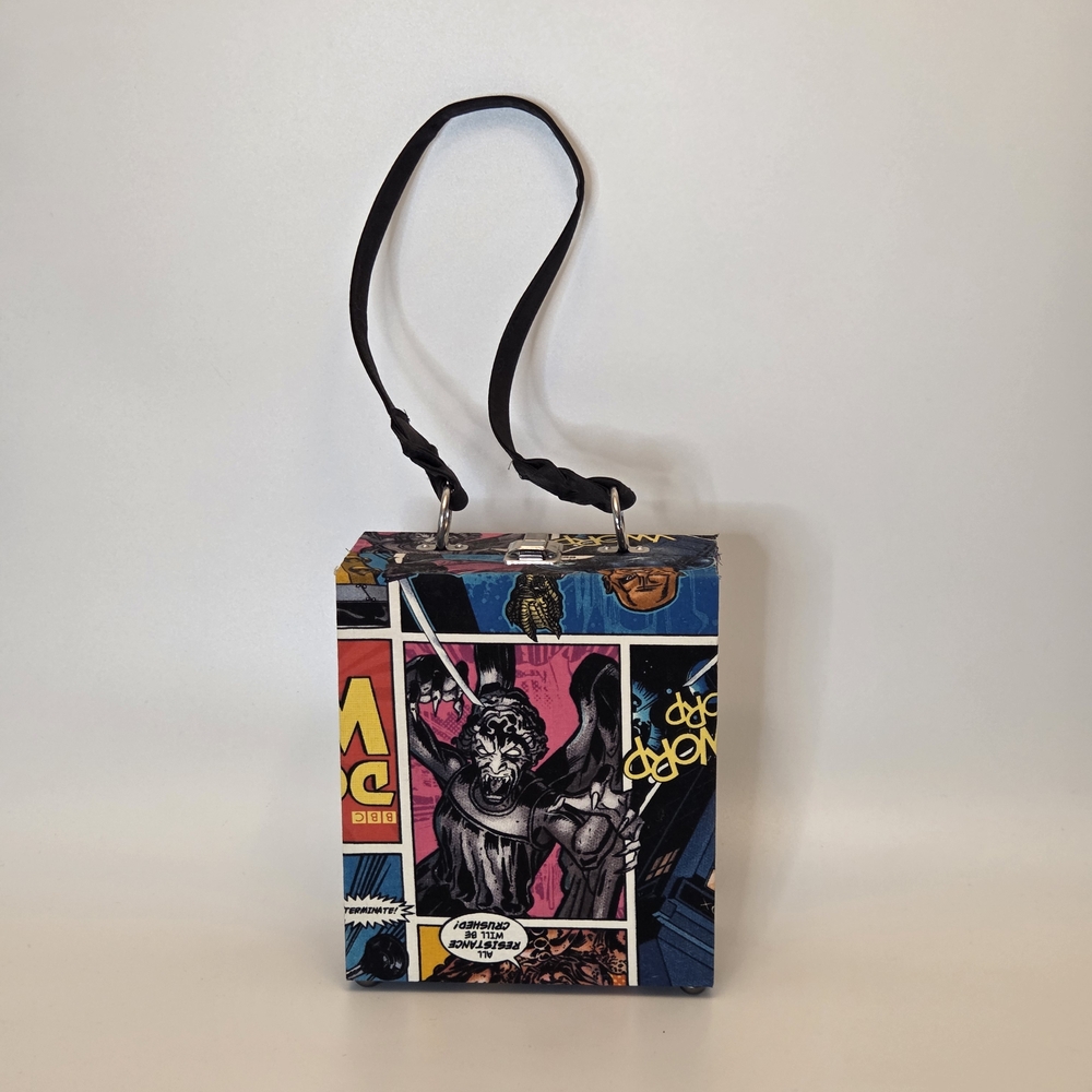 Dr Who Handbag with Black Strap (Handmade)